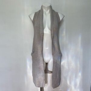 Wilfred  Merino Wool Long Duster Sweater Vest